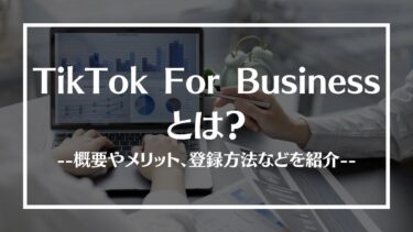 TikTok For Businessとは？概要や利用するメリット、登録方法などを解説